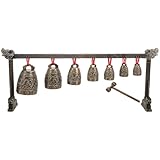 Cabilock Instrument à Cloches Chinois Rétro Bronze Antique Carillon Décoratif Unique po...