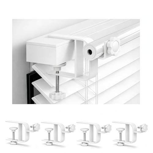 Inside Mount Curtain Rod Bracket for Blinds, No Drill Blind