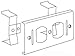 Wiremold V3046Be Dplx Rcpt Cover