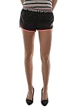 Superdry Damen Sporthose Gym Panelled Short Schwarz - XS (34)
