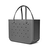BOGG BAG Original Large Tote – 19” x 14” x 9” – Durable, Washable, Tip-proof – Beach, Pool, Boat, Work, Sports (Fogg)