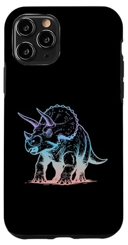 �g���P���g�v�X�A�����A����, Triceratops, Dino, Dinosaur �X�}�z�P�[�X iPhone 11 Pro �p