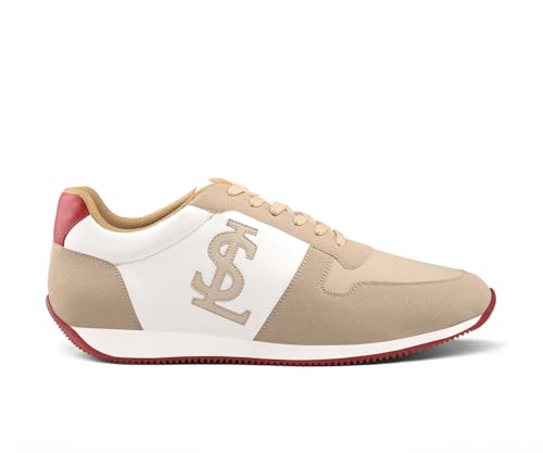 Image of LOUIS STITCH Men's Casual Lightweight Lace-Up Sneakers for Men| Cushioned Comfort | TPR Sole | Lightweight & Comfortable Casual Lace-Up Shoes | LSP-SNK-AVI-Low Top Sneakers