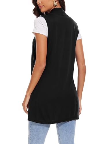 Image of Spicy Sandia Womens Sleeveless Long Knit Cardigan Vest