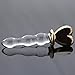 ZHLhen Peach Heart Shape Crystal Glass Pèňìš Anal Plug Women MāSturbãtìon Device Sexy Adult Šè-X Toys Glass Dì-ldö T-Shirt Sunglasses