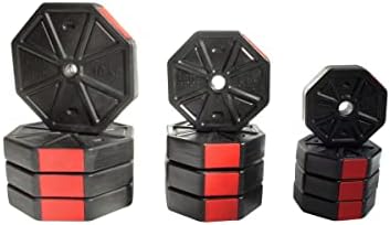 Tan Spor 50 Kg (150 cm) DÜZ BAR + Z BAR Dambıl Dumbell Ağırlık Halter FULL SET Kırmızı Kapaklı - Görsel 3