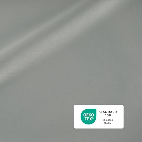IZOD Full Sheet Set, 100% Cotton Sateen Silky, Sage, Deep Pocket, Soft, 4Pc by IZOD - Used condition - Image 5