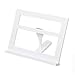 Atril soporte para libros, de madera blanco, PERSONALIZADO con la frase o...