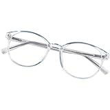 SUPER LÉGER Les lunettes à filtre bleu sont constituées d'une monture complète TR90 ultra légère et durable. Les plaquettes de nez monobloc, les charnières à ressort flexibles et les branches confortables à haute élasticité offrent un confort supplémentaire et n'exercent aucune pression sur les oreilles ou le nez.
