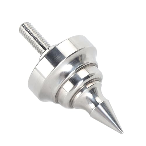 HiFi Speaker Spikes, Turntable Isolation Stand Feet, Shockproof Adjustable Stainless Steel Speaker Isolation Spike Feet for Amplifier CD DVD Player 4pcs (#11)