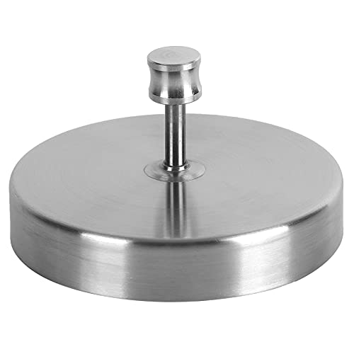 Kukyller Presse à Hamburger, Presse à Viande réglable en Acier Inoxydable, Machine à galettes de Hamburger pour bœuf, légumes, Viande, Barbecue, Grill de fête, Cuisine, Argent