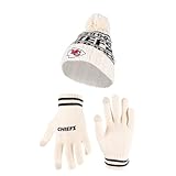 Ultra Game Standard CORE Fan HAT Gloves Set, Natural, One Size
