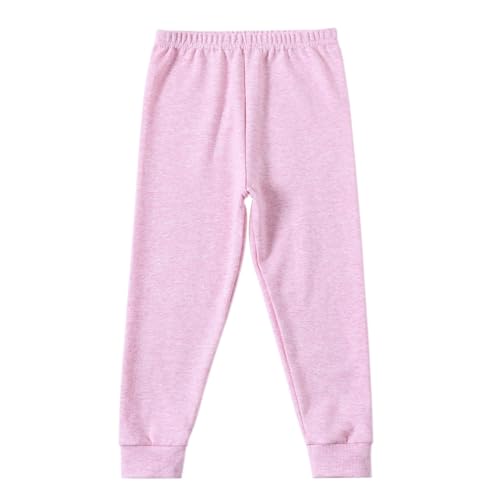 Kids Winter Thermal Underwear Long Johns Set Toddler Little Boys Girls Pajamas Warm Base Layer Set (3-8Years)3