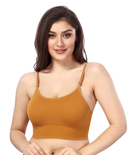 Image of Fabme Women's Nylon Blend Wire Free Casual Full-Coverage Molded Bra