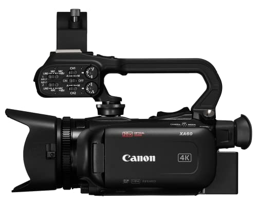 Canon Xa60 Pro Camcorder 1/2.3” 4K Uhd Cmos Sensor With Free Battery Pack (Bp-828) #TOP2