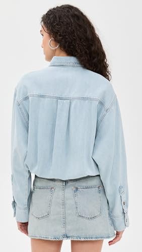 Good American Women's Denim Shirt Dress3
