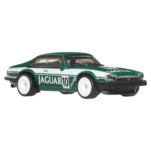Image of Hot Wheels Premium Car Culture Collectible Toy Car, 1:64 Scale Die-Cast Jaguar XJS, Eurospeed Vehicle with Real Riders Tires