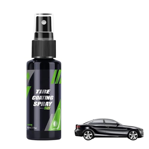 Spray de revêtement brillant pour pneus,spray de revêtement pour pneus | Agent de brillance pour pneus - Spray de pansement pour pneus, nettoyant pour pneus de voiture, agent de revêtement de pneus po