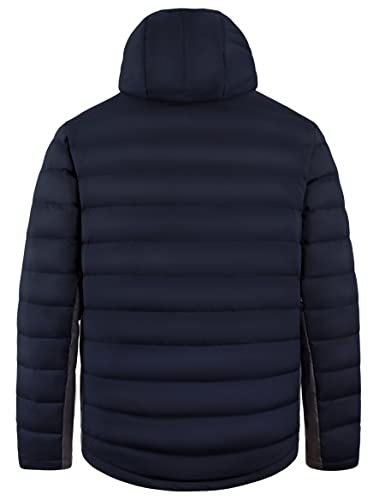 Bakery Men's Puffer Jacket Lightweight Water Resistant Hooded Down Jacket Insulated Winter Warm Coat3