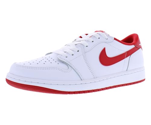 Air Jordan 1 Low OG 'White/University Red'