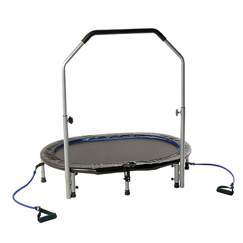 Stamina Fitness Trampoline - Exercise Trampoline with Smart Workout App - Indoor Trampoline Fitness Rebounder