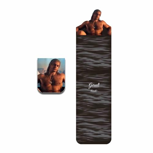 Kit Marcadores de Página 1 Plastificado e 1 Magnético - Geralt de Rivia The Witcher (Coleção Divertida para Leitura de Livros)