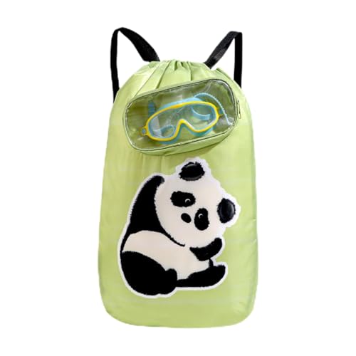 Mochila con cordón para niños, equipo de entrenamiento, gimnasio, mochila con cordón | Mochila impermeable para gimnasio seco y húmedo separado para acampar al aire libre, baile, viajes, yoga, compras