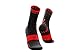 Compressport Pro Racing Socks v3.0 Ultralight Run High Chaussette Running Adulte Unisexe, Black/Red, 35-38