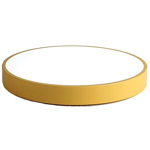 DOBQHWY Lámpara Techo Macarons Colores Lámparas Techo Ultrafinas Montaje Empotrado Iluminación Techo Moderna con Ahorro Energía Luces Superficie Plana Herrería Circular Nórdica para Dormitorio Cocina