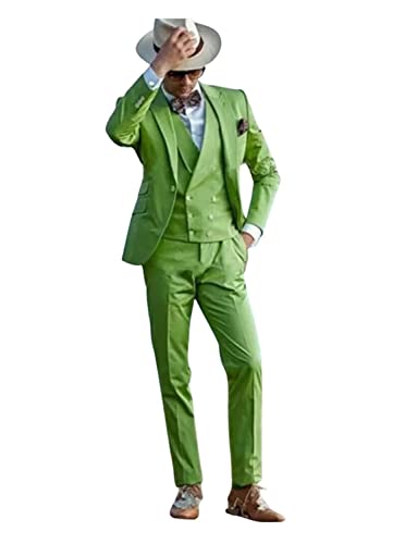 Gilet de costume homme à double boutonnage coupe ajustée pour smoking