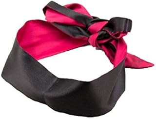 Satin Blindfold Soft Eye Mask Band Blinder Comfortable Sleep Masks - U Shape (Black -(U Style))