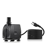 Alpine Corporation Stream Pump 550 GPH with 16' Cord for Ponds, Fountains, and...