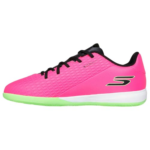 Skechers Skx_2 Jr Youth IC Football Trainers Chaussures de football unisexes pour enfant, rose, 38 EU
