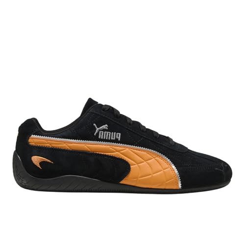 Image of PUMA Mens Mclaren Speedcat Lace Up Sneakers Shoes Casual - Black, Orange