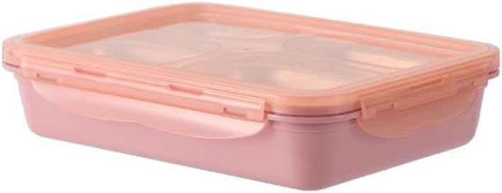 Three Grid Stainless Steel Insulated Lunch Box Portable