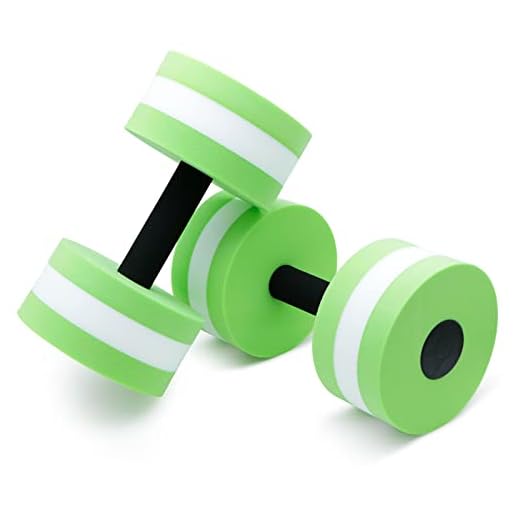Aquatic Exercise Dumbbells – Set of 2 for Water Aerobics Fitness and Pool Exercises