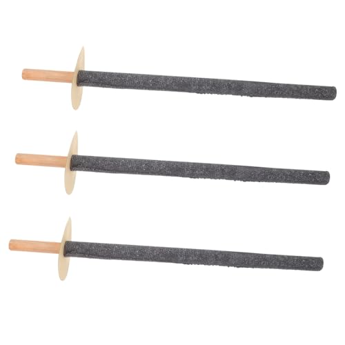 GALPADA 3pezzi Torce Da Portatili in Legno Con Picchetto Per Decorazioni Da Per Patio e Cortile Per All e Attività Avventurose