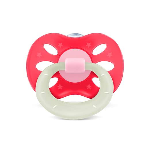 Lillo Kit De Chupeta Anatômica Extra Air Dia E Noite 6+ Meses - Rosa