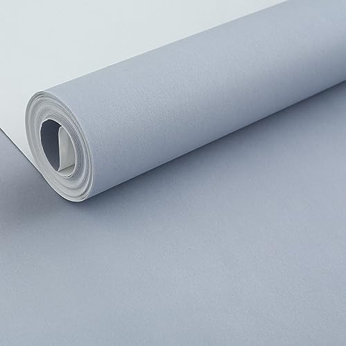 BPILOT Papel tapiz impermeable de estilo industrial gris para dormitorio, sala de estar, estudio, hotel, tela no tejida no autoadhesiva B