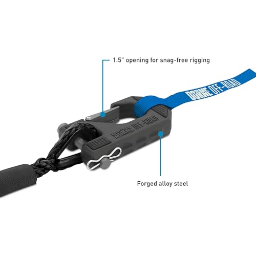 Borne Off-Road 12K Winch con cuerda sintética negra miniatura 5