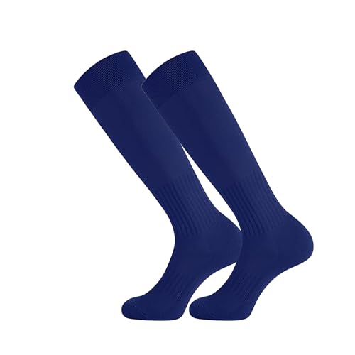 Vizari Soccer Tube Socks for Youth & Adult - Compression Socks with Cushioning Support for Football, Baseball, Rugby & Hockey
