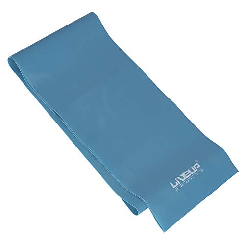 LiveUp Forte Azul, Faixa Elástica Adulto Unissex, Azul (Blue), 1200 x 150 x 0.6 mm