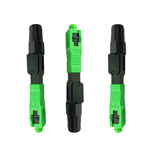 Ydc Fast Connector Sc/Apc Singlemode Fiber Optic Prepolished Connector Embedded Ftth Fiber Optic Connector Ftth Sc/Apc Sm Fast Connector 3-Pack #TOP5