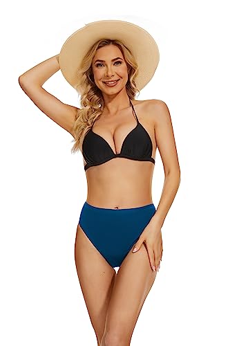 Image of Period Swimwear Leakproof Menstrual Bikini Waterproof Bottom UPF 50+ Swim Brief Light Flow - Teens Girls Women