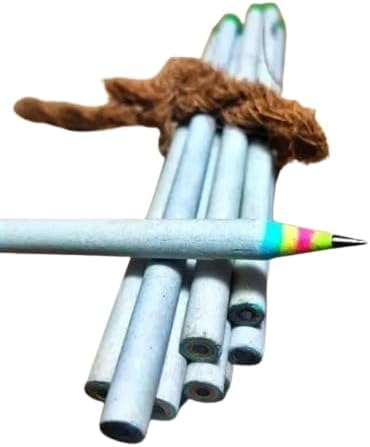 Plantable Seed Paper Pencil (Pack Of 20) | | Plant Based Pencils | Organic Eco Friendly Pencils l Plantable pencil l paper pencil Pencils ofr Kids l Pencils