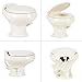 Dometic 301 Series Low Profile Toilet, Bone