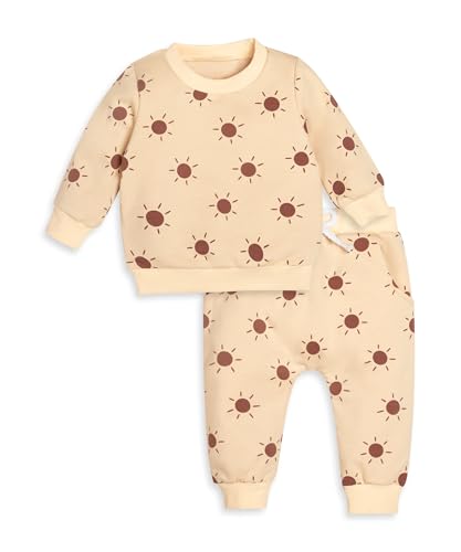 Image of Abbence Baby Girl Sweatshirt Clothes Pants Set Joggers Toddler Fall Outfit Infant Sweatsuit