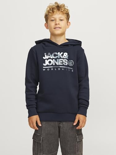 JACK&JONES JUNIOR JJLUKE Sweat Hood MNI Sweatshirt à Capuche - vue 3