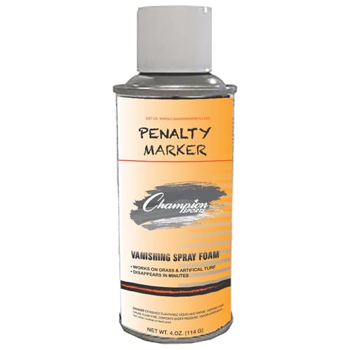 Champion Sports Penalty Marker Spray, 4 oz, White