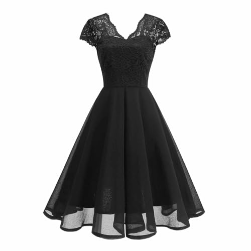 little black lace dress Tayna Black Lace Mesh Mini Dress - US 12